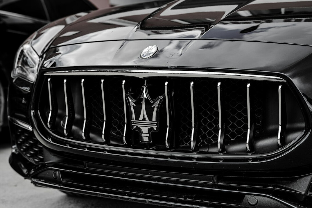 luxury car exterior front view