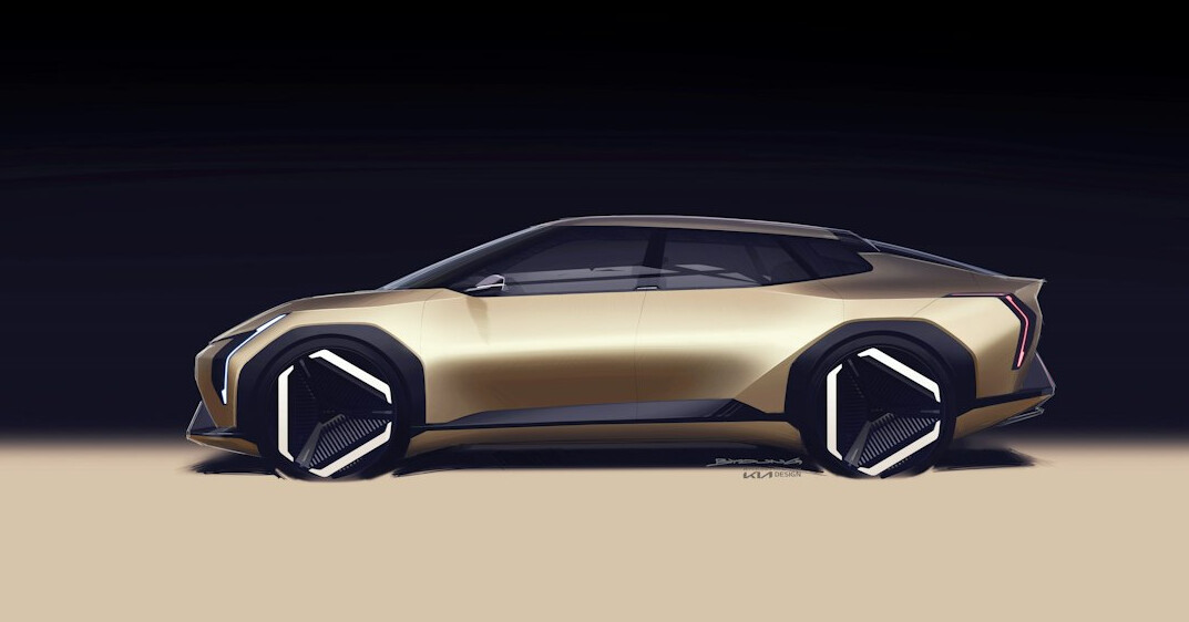 futuristic electric car design